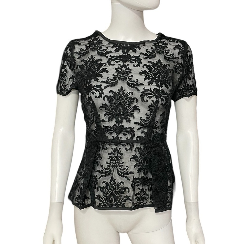 Staand Black Lace Top - Picture 2 of 8